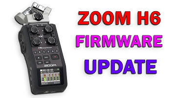 How to Update ZOOM H6 firmware?