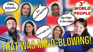 3rd WORLD PEOPLE REACT: CAN NORDIC COUNTRIES UNDERSTAND EACH OTHER? | EUROPE REACTION