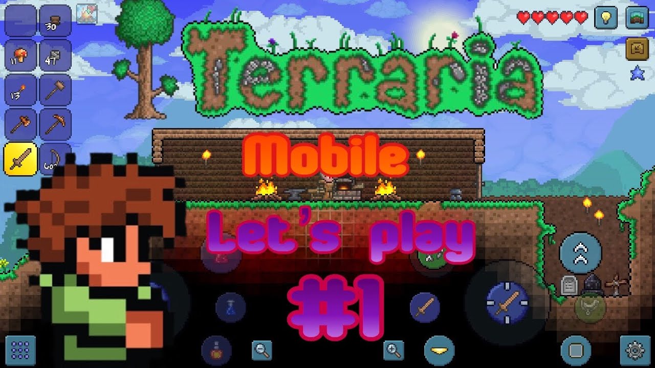 Let’s play Terraria (1.3) Mobile | New Start | Episode 1 - YouTube