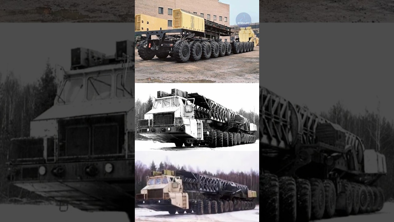The 24-Wheeled Nuclear Truck: MAZ-7907 Explained 
