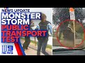 Rare storm event thrashes Perth; East coast braces for transport chaos | Nine News Australia