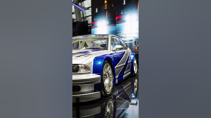 I got to see THE NFS Most Wanted BMW M3 GTR