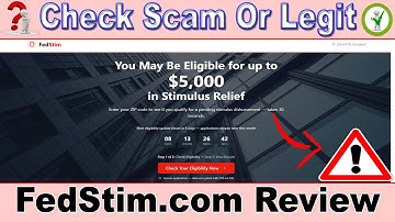 FedStim.com Review 🔍 Is This Stimulus Relief Site Legit or a Data Stealing Scam? 😱
