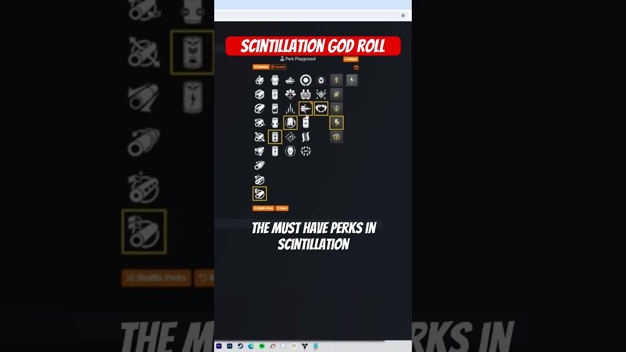 These are the Must Have Perks In Scintillation Linear Fusion Rifle.