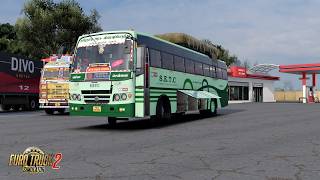 Ashok Leyland SETC full realistic Gameplay | best realistic indian bus game | setc bus mod | ets2 screenshot 4