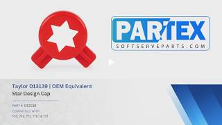 Details Taylor 013139 Star Design Cap | Exact-Fit Replacement for 702, 741, 771 & 772 Update