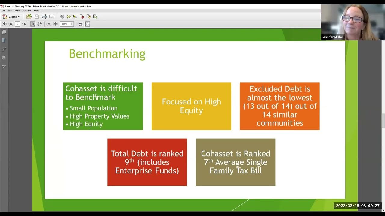 Cohasset Financial Planning Committee YouTube