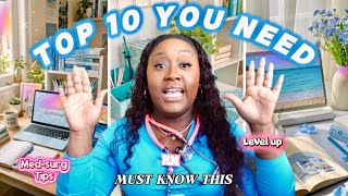 Top 10 Med-Surg Diseases You MUST Know to Pass (Don’t Overstudy!) 💗