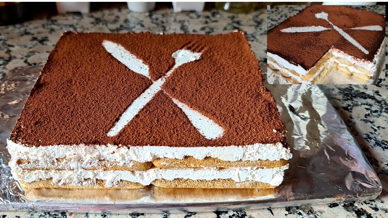 بثلاث مكونات فقط وبدون بيض حضري ألذ وأسهل تيراميسو إقتصادي بمذاق خطيييير لا يقاوم مع شهيوات امال