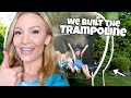 WE BUILT HUGE TRAMPOLINE!