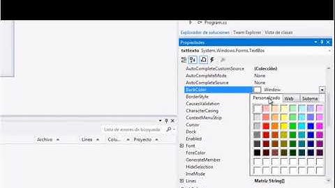 Controles comunes y eventos