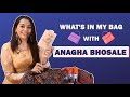 Whats in my bag with anagha bhosale  nandini of anupamaa  telly face   exclusive