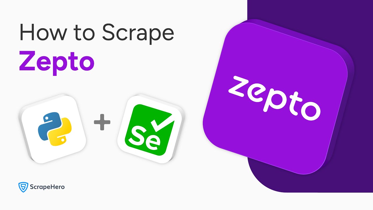 How to Scrape Zepto Product Data - Complete Python Selenium Tutorial (2025)