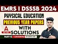 Emrsdsssb physical education paper solution 12  physical education by monu sir