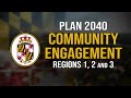 Plan2040 Community Engagement @ Home: Regional Areas 1, 2, and 3