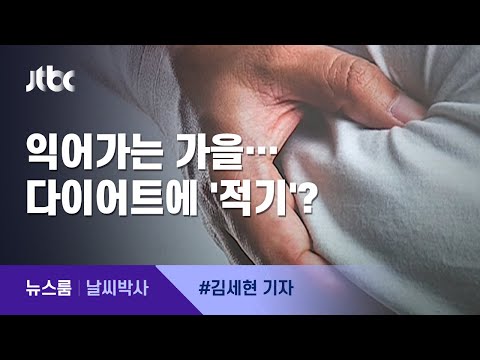 [날씨박사] 익어가는 가을…다이어트엔 지금이 '적기'? / JTBC 뉴스룸