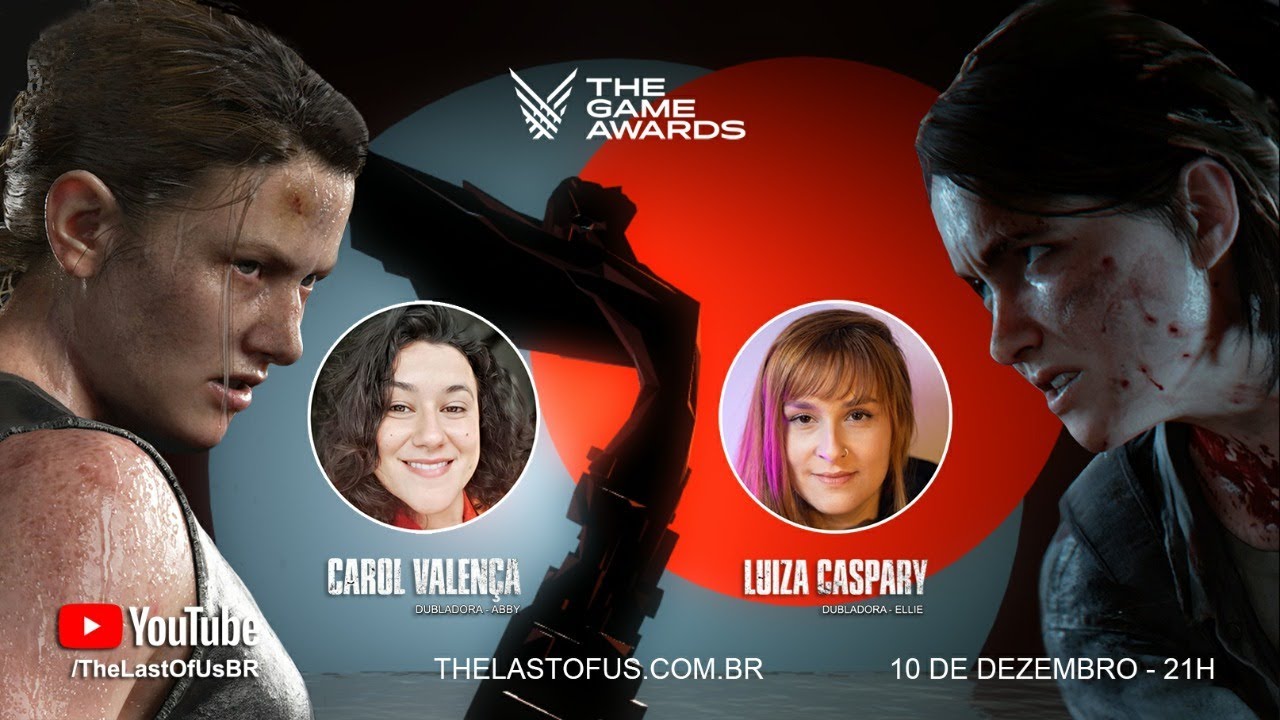 The Game Awards 2020 com Carol Valença (Abby) e Luiza Caspary (Ellie) - The  Last of Us Part II 