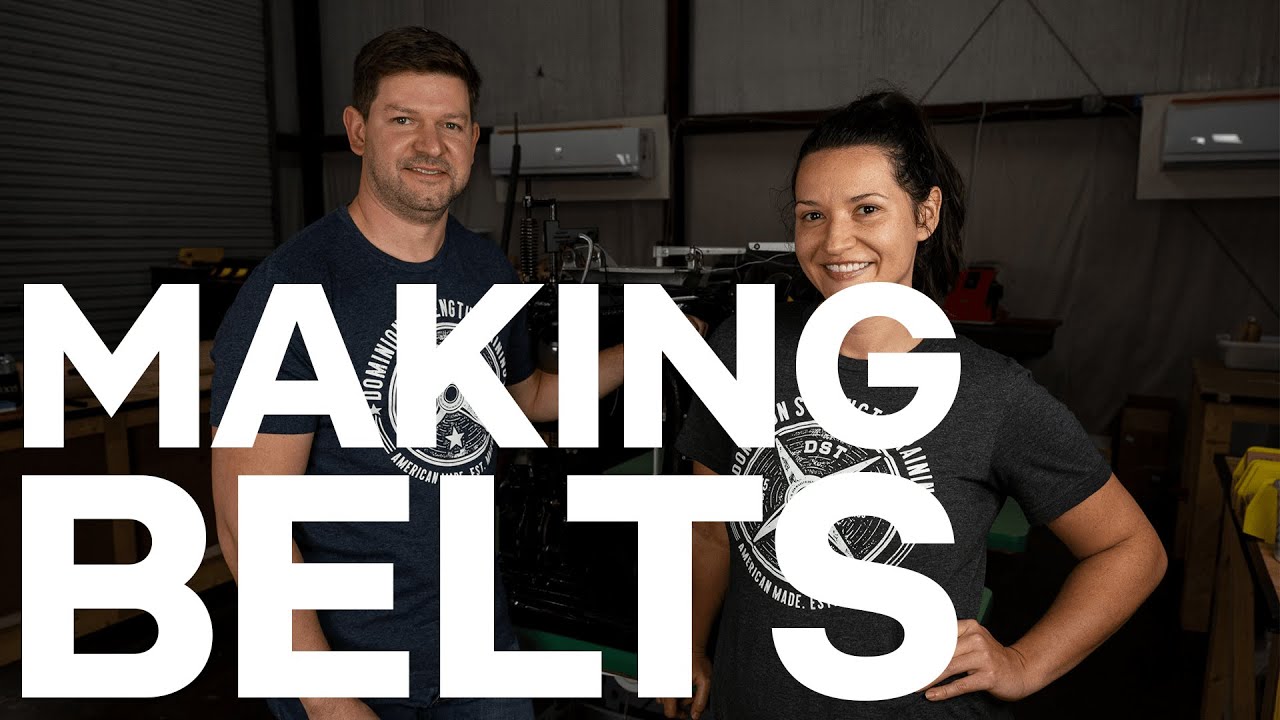 How a Starting Strength Belt is Made with Dominion Strength YouTube