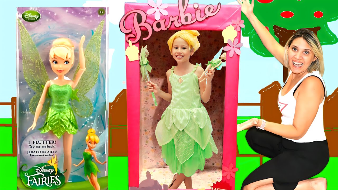 VALENTINA PONTES ПРЕВРАЩАЕТСЯ В ГИГАНТСКУЮ КУКЛУ Динь-Динь