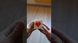 Heart- pattern tutorial [7x7 rubik's cube pattern] #shorts #valentines