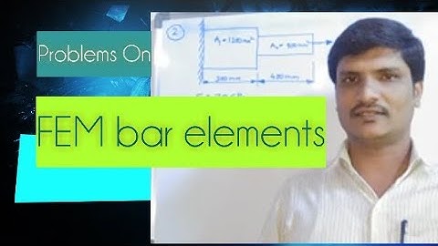 FEM Bar Problems |Finite Element Methods in Mechanical engineering | Finite Element Analysis for bar