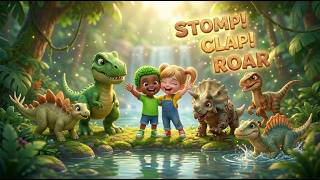 Down in the Jungle | Dinosaur Dance Song for Kids | T-Rex, Stegosaurus, Triceratops &amp; More!