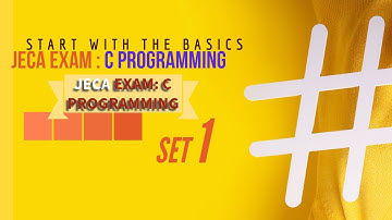 Jeca C programming  MCQS  | JECA EXAM preparation | C PROGRAMMING | #jeca #jecaexam