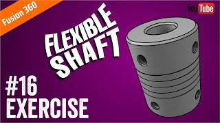 #16 Flexibel Shaft Coupling | Fusion 360 | Pistacchio Graphic