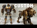 Transformers rise of the beasts cheetor  custom  repaint tutorial  studio series 98