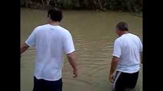 Ben Martin's baptism in Jordan River  Sat. 11.09.13