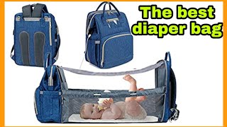 Diaper bag with portable baby bassinet | DIAPER BAG WITH USB CHARGING PORT | DIAPER BACKPACK