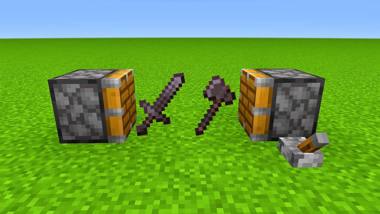 NETHERITE Sword + NETHERITE Axe = ??? 