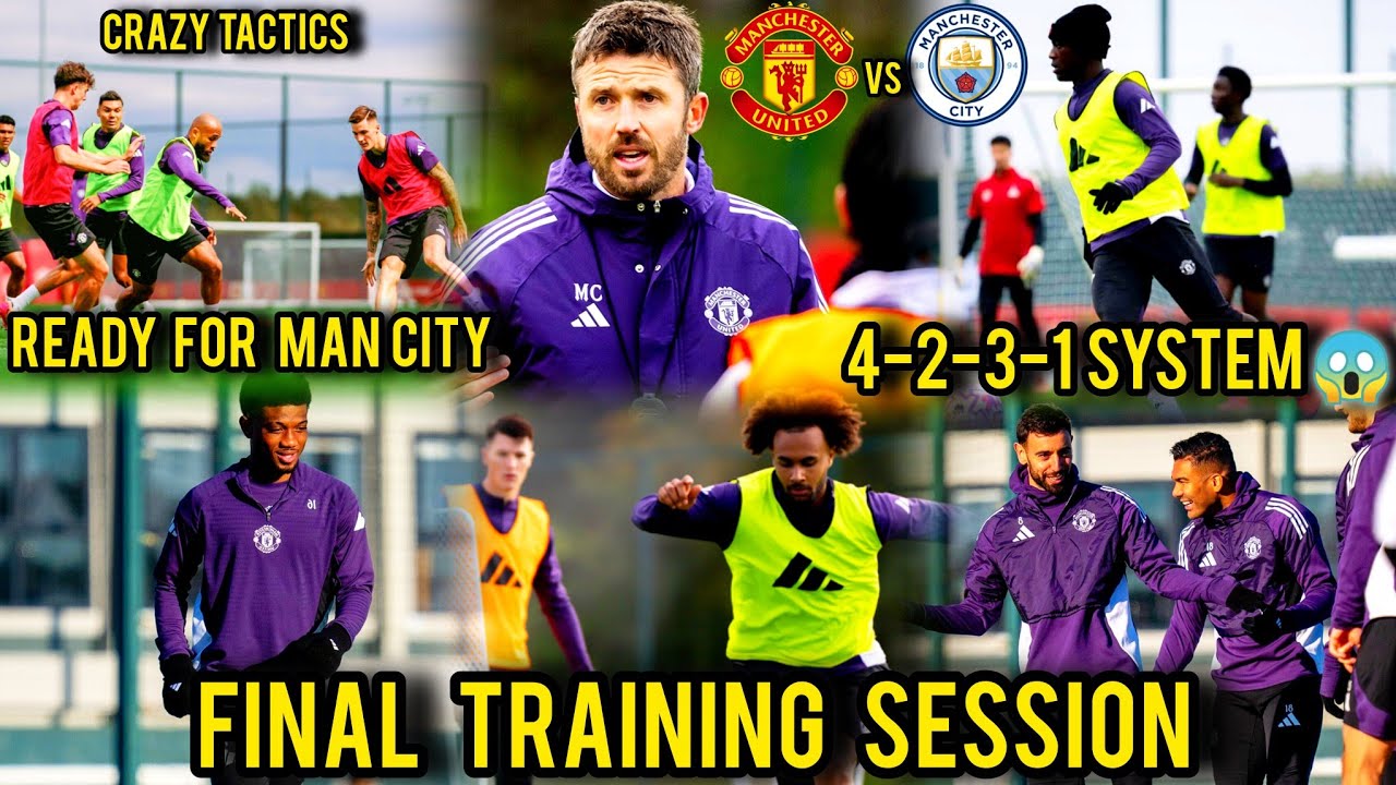 LIVE🔴NOW:BRUNO, MBEUMO, CASEMIRO &MORE BACK IN FINAL TRAINING AHEAD OF MAN CITY GAME