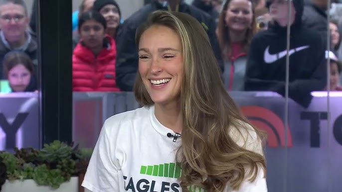 Kylie Kelce wife of Eagles Legend talks Jason Kelce, Travis Kelce + Taylor  Swift + #Eagles Autism - YouTube