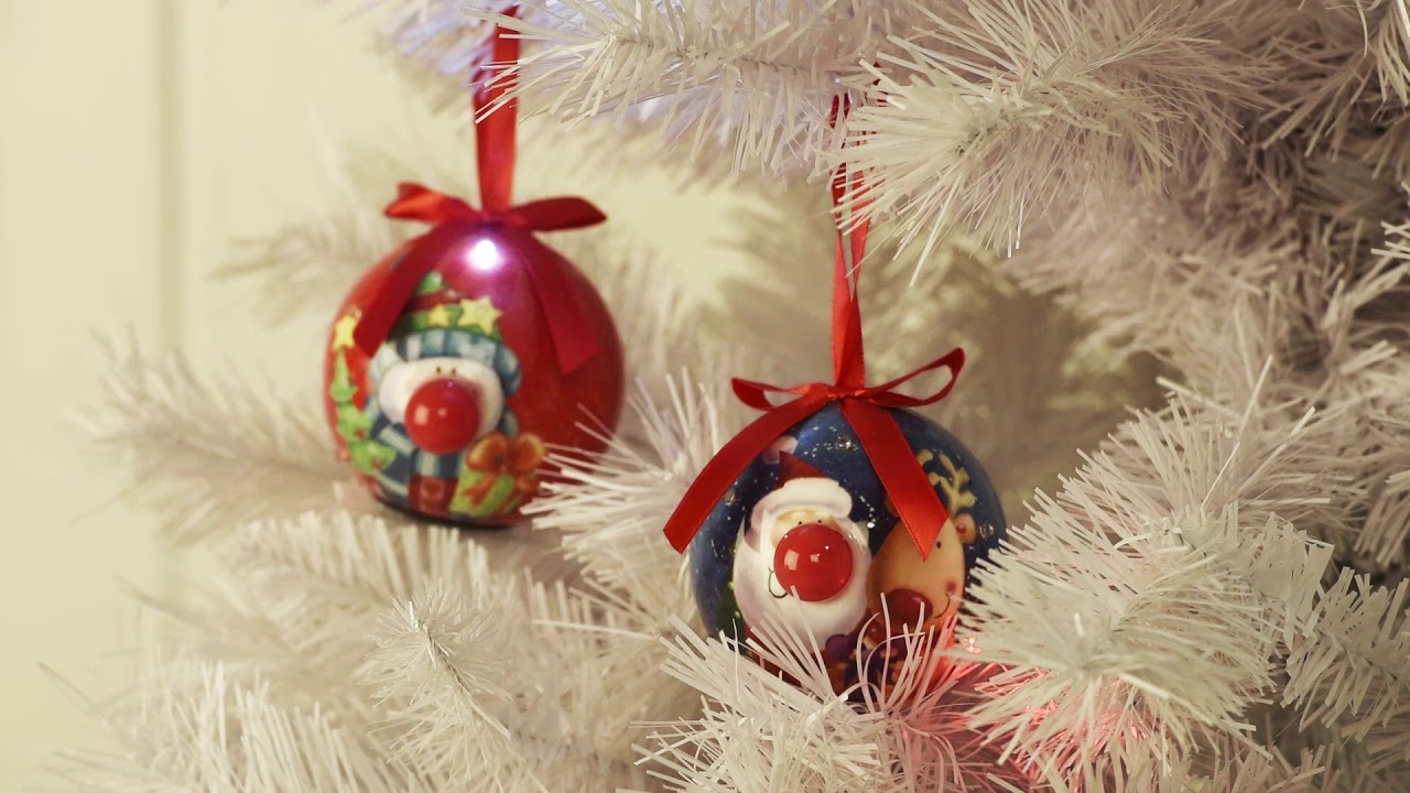 Boules de Noël LEDs rigolotes, 7 pièces / NEW Witzige LED 