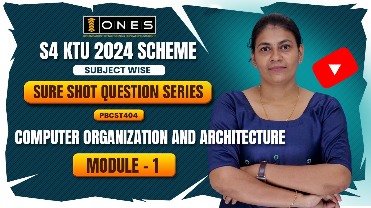 S4 KTU SURE SHOT QUESTION SERIES | COMPUTER ORGANIZATION AND ...