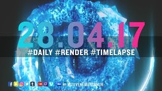 #DAILYRENDER || 28.04.2017 || TIMELAPSE / SPEEDART || MAXON CINEMA 4D || OTOY OCTANERENDER