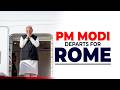 LIVE: PM Modi emplanes for Rome for key diplomatic engagements | India | Italy | Meloni | Europe