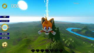 Roblox Cómo tener a supersonic y tails en Sonic movie adventure