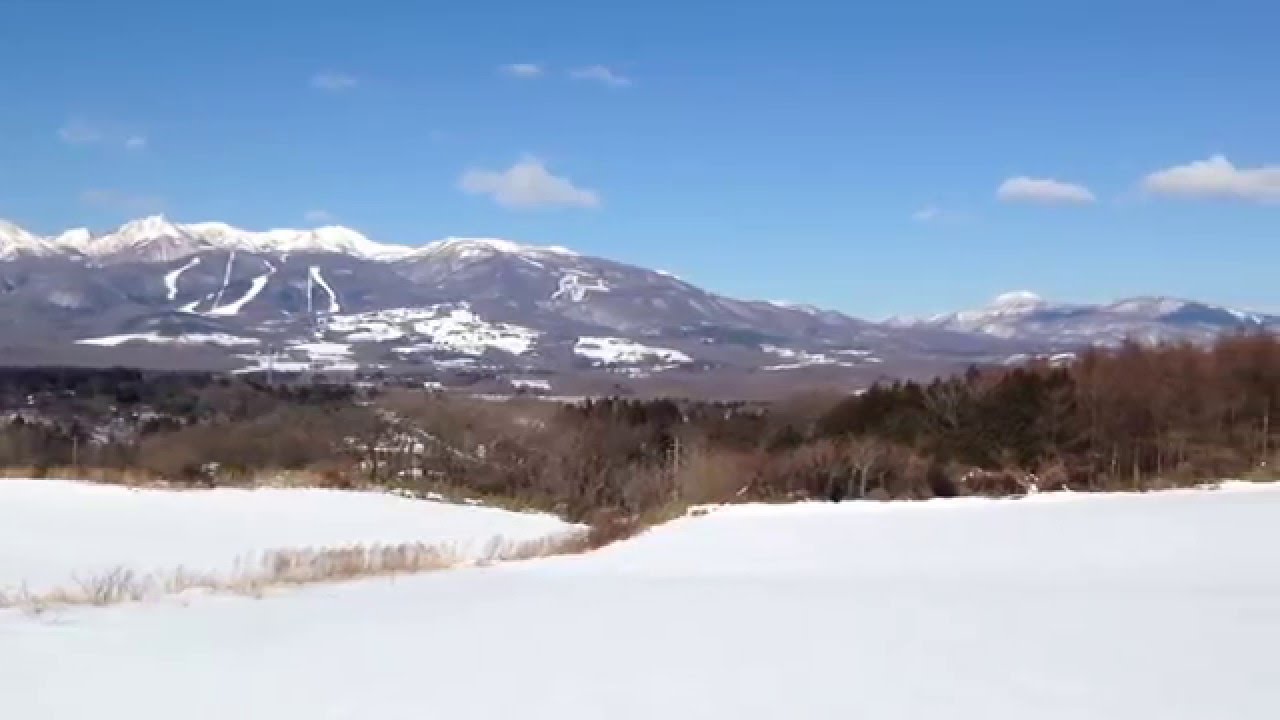 雪の那須連山 Youtube