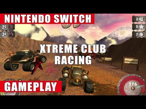 Xtreme Club Racing Nintendo Switch Gameplay