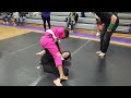 Female White Belt BJJ Match At Guardian Series BJJ Competition Savannah Georgia May 2023