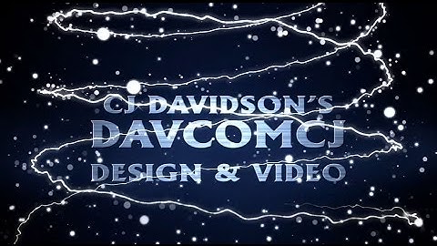 DavComCJ After Effects Whirlwind Intro