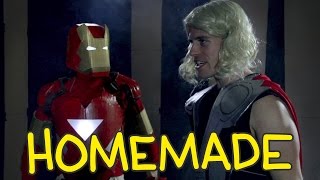 Iron Man, Thor & Captain America Fight from The Avengers - Homemade Shot for Shot