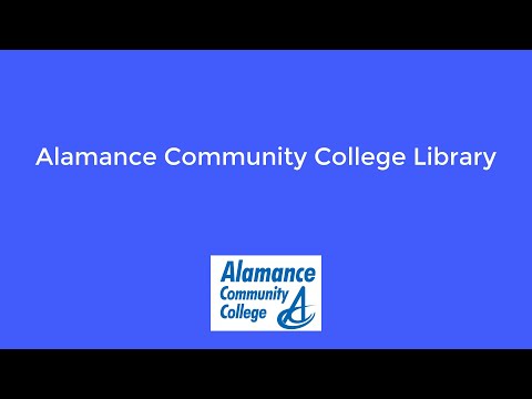 Alamance Community College Library