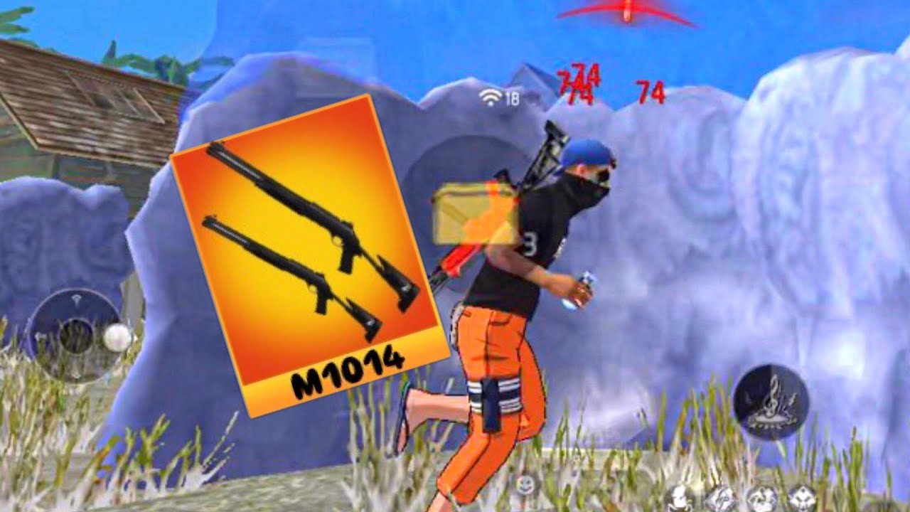 M1014 e UMP levando o mapa todo free fire mobile DUOxSQUAD (só na lata)