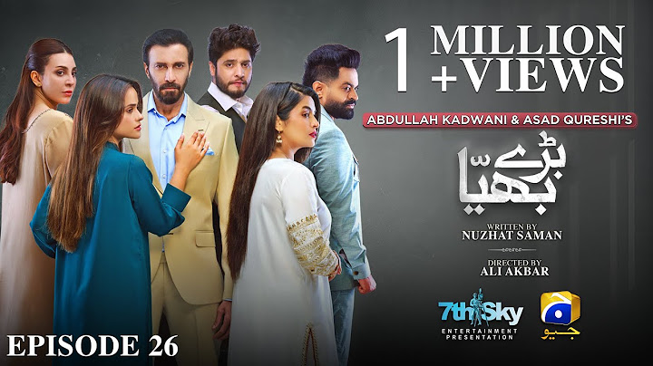 Baray Bhaiya Episode 26 - [Eng Sub] - Aijaz Aslam - Maya Khan - Rabya Kulsoom - 10th July 2025