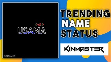 How to make trending Name Spectrum status video | status video kaise banaye