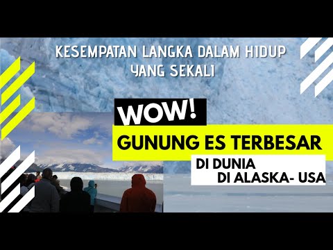 Video: Gletser Hubbard di Teluk Yakutat, Alaska