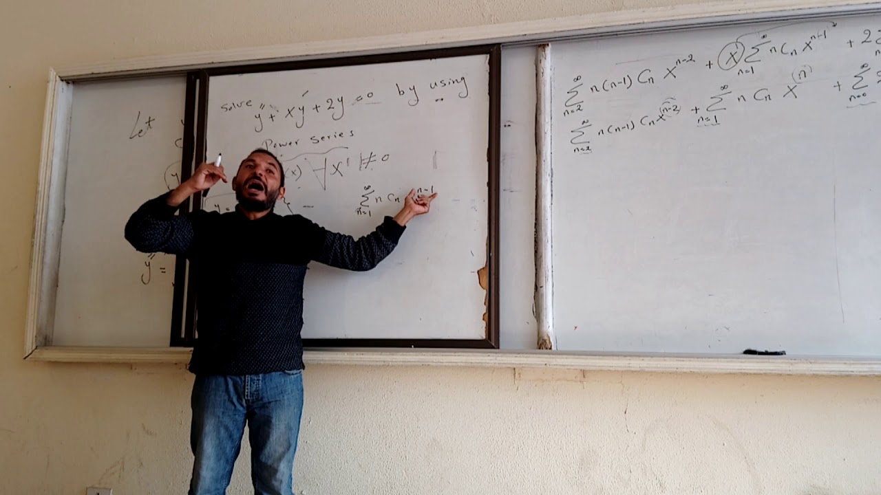 Power Series Solutions of Differential Equations م/محمد عبد السلام